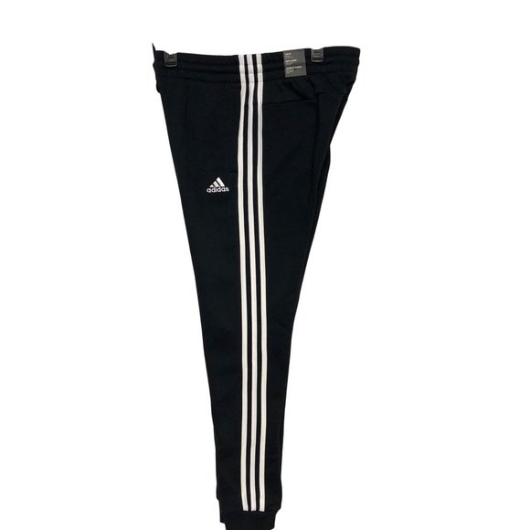 Adidas‎ women Essentials 3-Stripes Fleece Pants L NWT - Picture 1 of 11